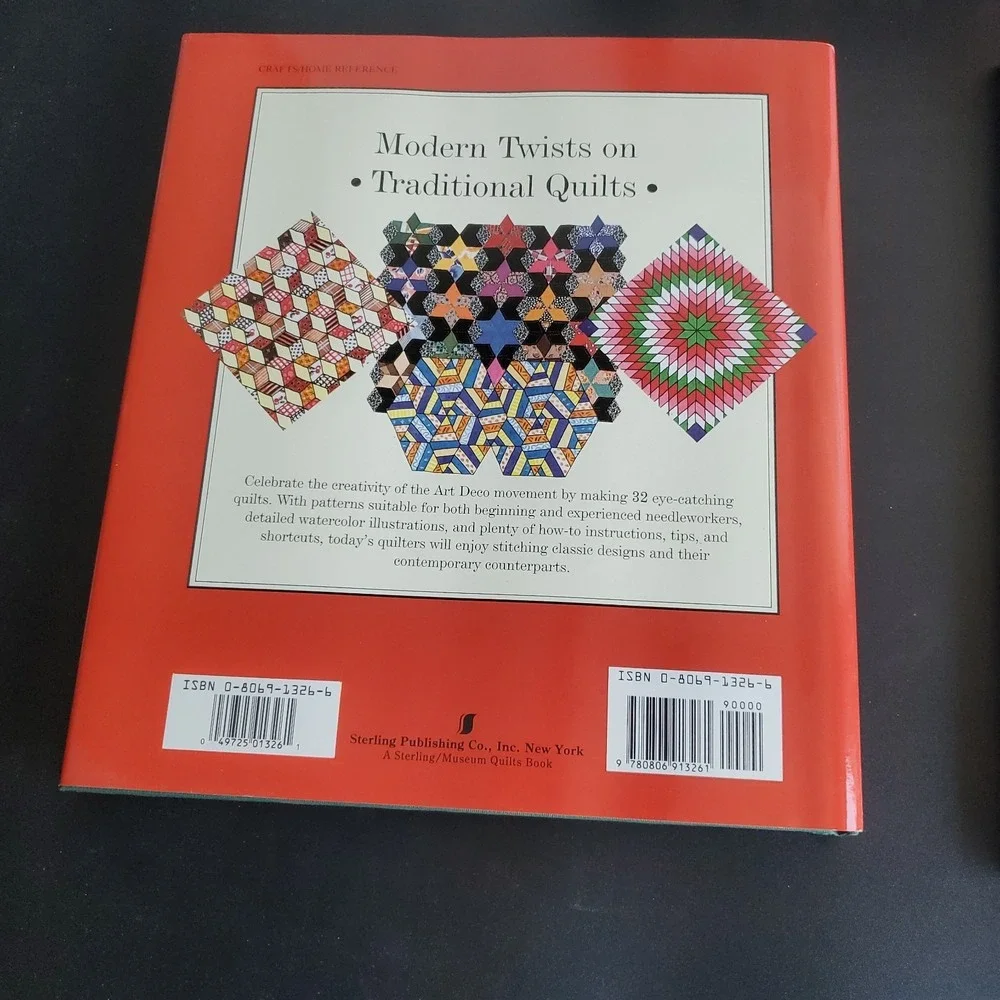 Sterling Publishing Beautiful Quilts Art Deco Jenni Dobson Quilting Book Lot 3